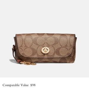 Sunglass case in signature COACH